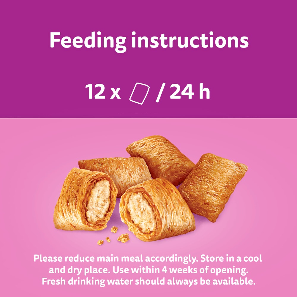 WHISKAS® TEMPTATIONS™ with Chicken & Cheese Adult Cat Treats 180g, 60g - 5