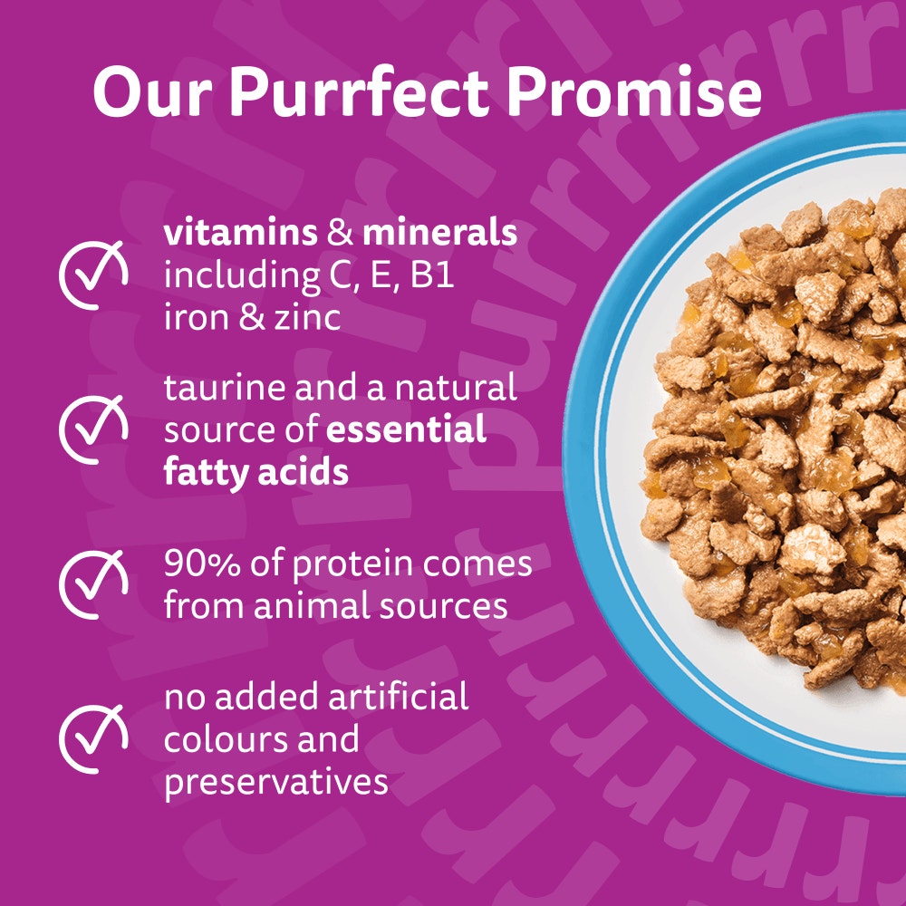 WHISKAS Senior 7+ FISH Favourites Wet Cat Food Pouches in Jelly 12 x 85g - 3