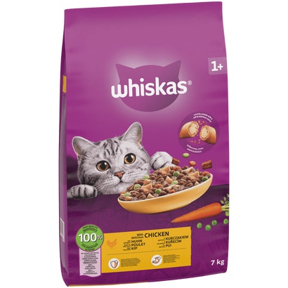 1+ Adult with Chicken Dry Cat Food