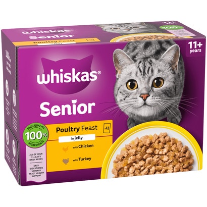 POULTRY FEASTS Senior 11+ in Jelly Wet Cat Food Pouches