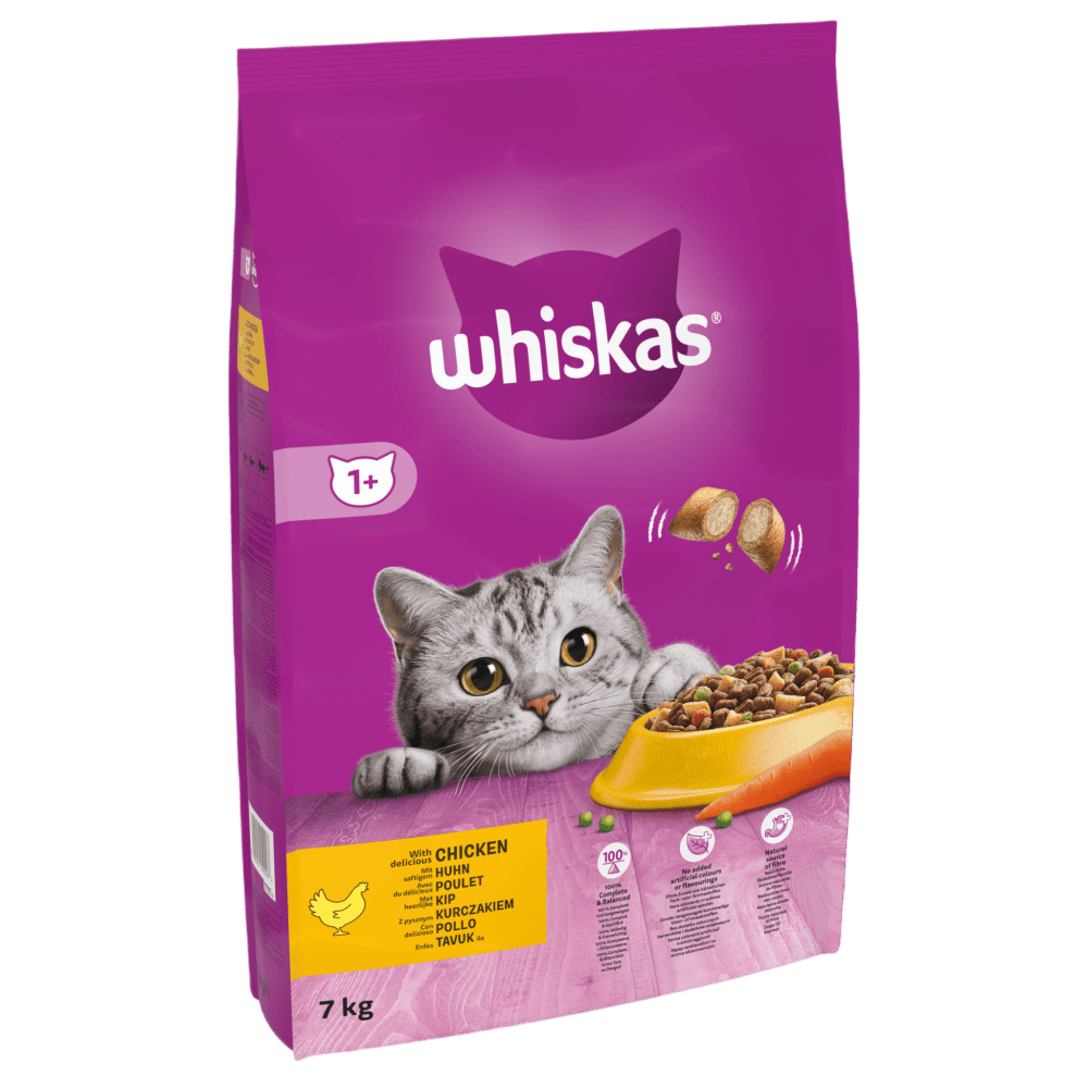 1+ Adult with Chicken Dry Cat Food
