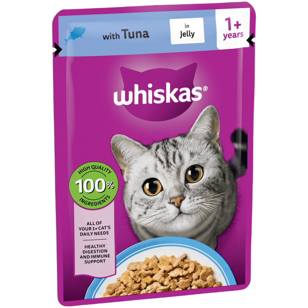 CLASSIC 1+ Adult with Tuna in Jelly Wet Cat Food Pouch