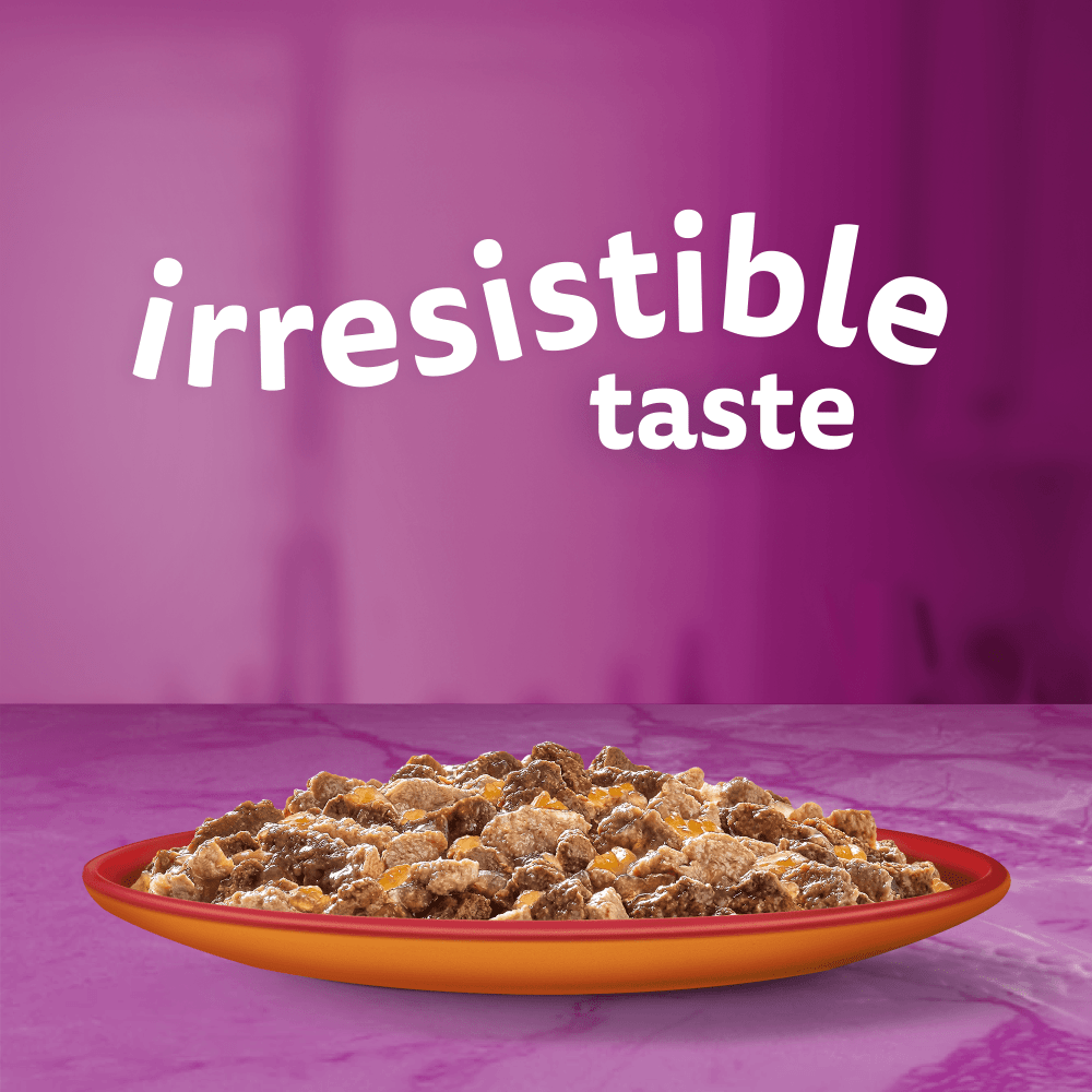 WHISKAS® 1+ Duo Meaty Combos Adult Wet Cat Food Pouches in Jelly 12 x 85g - 2