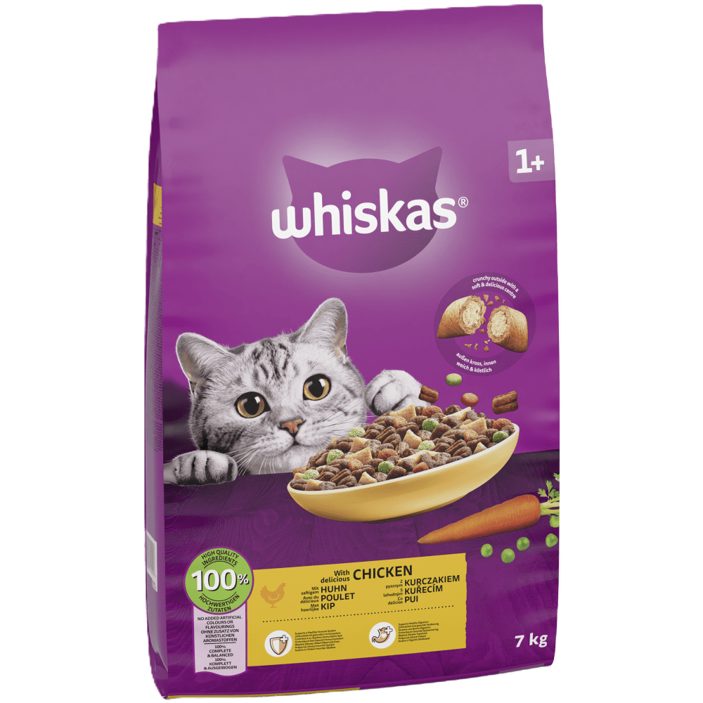 1+ Adult with Chicken Dry Cat Food