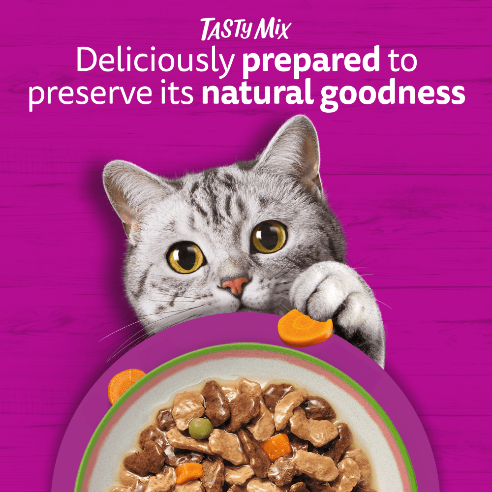 WHISKAS CHEF'S CHOICE in Gravy Adult Wet Cat Food 40x85g, 12x85g - 2