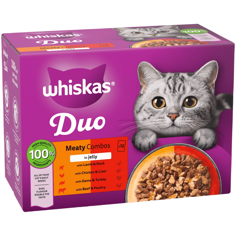 DUO Meaty Combos in Jelly 1+ Adult Wet Cat Food Pouches